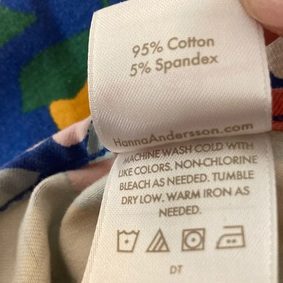 Hanna Andersson Skater Dress w/Pockets - Multicolor Floral - Size 130 - US Size - Picture 5 of 5